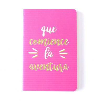 Que comience la aventura - libreta